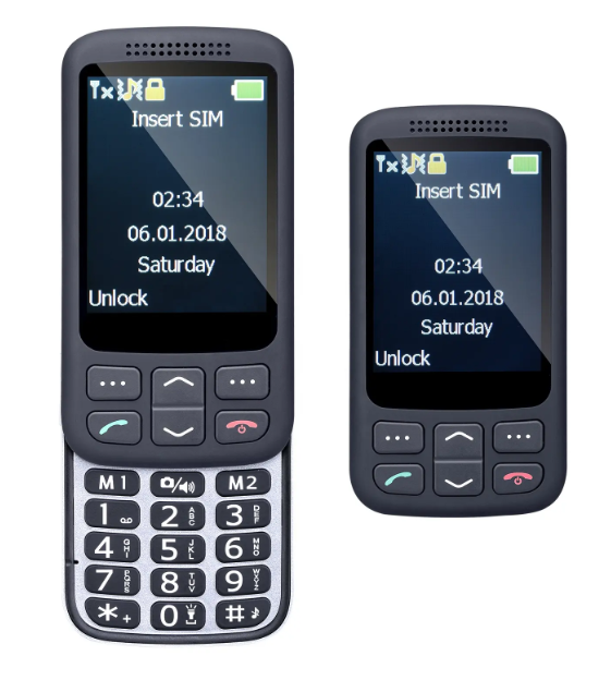 Hot sale sliding feature High quality Single Core Slide Cell Phone for senior