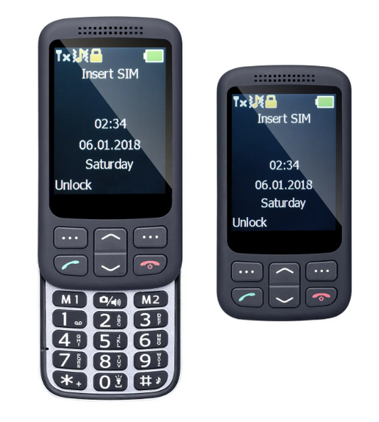 Hot sale sliding feature High quality Single Core Slide Cell Phone for senior