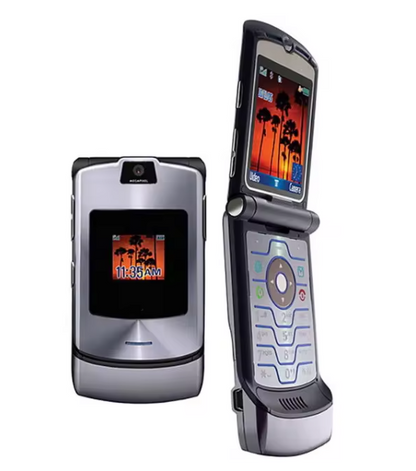 Low Prices GSM Original Very Cheap Classic Flip Cell Phone Unlocked Simple Mobile Phone For Motorola V3i