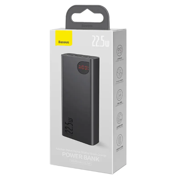 Baseus Power Bank 20000mAh 22.5W Fast Charging Powerbank Type C PD Quick Charge External Battery Charger For ALL Smart Phones