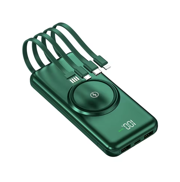 New model Wireless charger 20000mah Power Bank 20000mah with cables