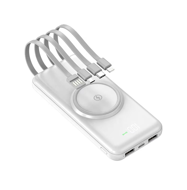 New model Wireless charger 20000mah Power Bank 20000mah with cables