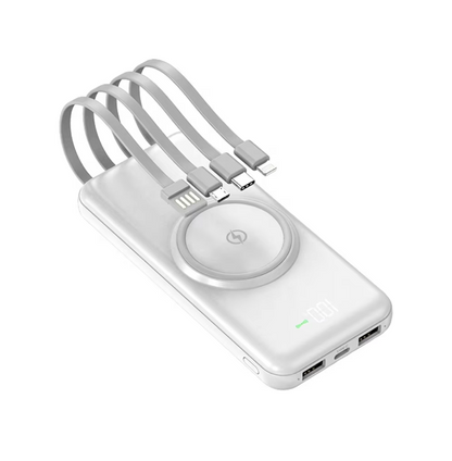 New model Wireless charger 20000mah Power Bank 20000mah with cables