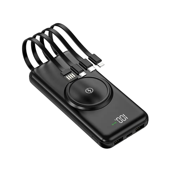 New model Wireless charger 20000mah Power Bank 20000mah with cables